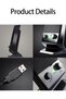 مكبرات صوت للكمبيوتر المحمول صغيرة الحجم ورقيقة مع تحكم في مستوى الصوت ومقبس صوت 3.5 ملم، USB - 7
