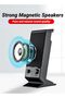 مكبرات صوت للكمبيوتر المحمول صغيرة الحجم ورقيقة مع تحكم في مستوى الصوت ومقبس صوت 3.5 ملم، USB - 4