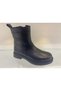 Genuine Leather and Fur Zippered Boots Women's Shoes - 2
