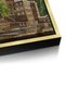 Rijal Almaa Heritage Village Architecture Wall Art | Landscape Framed Canvas Print | Home Decor - 4