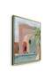 Marrakech Oasis Architecture Wall Art | Portrait Framed Canvas Print | Modern Decor for Living Room - 3