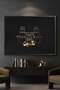 Al Jahili Fort Architecture Wall Art | Framed Canvas Print with Gold Foil | Luxury Home Decor