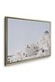 Oia Santorini White Houses Architecture Wall Art | Landscape Framed Canvas Print | Luxury Home Decor - 3