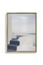Santorini Blue Stairs Architecture Wall Art | Portrait Framed Canvas Print | Luxury Home Decor - 2