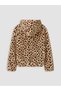 Stylish Embroidered Faux Fur Coat for Girls, from Uzg Store. - 5