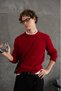 Men's Ribbed Knit Oversized Sweater - 2