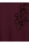 Seray New Season Mürdüm Soft Touch Women's Sweatshirt Tunic - 2