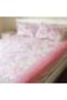 Bedsheet and 2 Pillow Covers - Pink flower print - 3