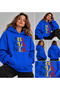 Hanorac Romania Unisex Oversized Printed Hooded Pocket Detail Premium Hoodie Sweatshirt
