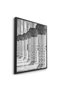 The Floral Pillars Architecture Wall Art | Portrait Framed Canvas Print | Luxury Home Decor - 3