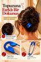 Safety Pin Model Knob Buckle – Blue - 4
