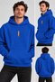 Hanorac Romania Unisex Oversized Printed Hooded Pocket Detail Premium Hoodie Sweatshirt