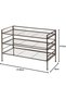 9-Pair Shoe Rack Organizer, Black - 7