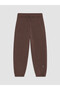 Ozmarka New Season Brown Boys' Thick Jogger Sweatpants - 2