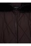 Peak New Season Brown Hooded Quilted Oversize Women's Puffer Coat - 7