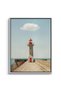 The Lone Sentinel Architecture Wall Art | Portrait Framed Canvas Print | Luxury Home Decor - 2