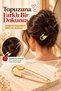 Safety Pin Model Knob Buckle – Gold-Gold