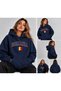 Hanorac Romania Unisex Oversized Printed Hooded Pocket Detail Premium Hoodie Sweatshirt