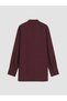 Burgundy Judge Collar Women's Shirt Tunic - 6