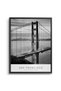 Gate Bridge San Francisco Architecture Wall Art | Portrait Framed Canvas Print | Luxury Home Decor - 2