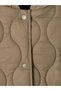 Ozmarka New Season Brown Hooded Quilted Women's Puffer Coat - 7