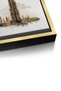 Abstract Burj Khalifa Sketch Architecture Wall Art | Portrait Framed Canvas Print | Home Decor - 4