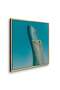 The Leaning Tower of Abu Dhabi Architecture Wall Art | Square Framed Canvas Print | Home Decor - 3