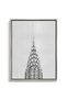 NYC Skyline Spire Architecture Wall Art | Portrait Framed Canvas Print | Luxury Home Decor - 2