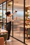 Ribbed Glass Foil Self-Adhesive – Frosted Glass Look Striped Decorative Glass Covering, Privacy-Providing Glass Sticker, Office, Bathroom, Balcony and Door Glass Foil Kod0378 - 7
