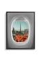 Dubai View Architecture Wall Art | Portrait Framed Canvas Print | Modern Decor for Living Room - 2