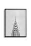 NYC Skyline Spire Architecture Wall Art | Portrait Framed Canvas Print | Luxury Home Decor - 2