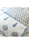 Bedsheet and 2 Pillow Covers - Light Blue Tree Print - 6