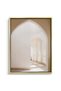 Sunlit Arches Architecture Wall Art | Portrait Framed Canvas Print | Modern Decor for Living Room - 2