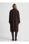 Özmarka New Season Brown Double-Breasted Collared Women's Cashmere Coat - 5
