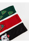 I New Year's Themed Embroidered Boys' Socks 5-Piece Set from Freezen Store - 3