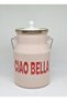 16 cm 2 Liter Ciao Bella Authentic Enameled Cowhorn Milk Legume Flour Bucket - 4