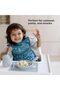 Mini Silicone Suction Bowl With Built-In Placemat, Gray - 6