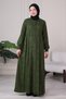 Hijab Clothing Mother's Dress Prayer Dress Viscose Shawl Pattern Floor-Length Dress V Roba Fish Dress Plus Size