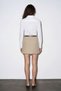 Women's Skirt with Belt Detail Etk02344 Stone - 3