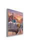 Evening in Mutrah Architecture Wall Art | Portrait Framed Canvas Print | Luxury Home Decor - 3