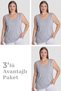 Special Series Women's Cotton Plus Size Thick Strap Undershirt 3-Pack Comfortable Classic Wear Underwear