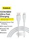 كابل شحن سريع من سلسلة Pudding، USB إلى Type-C، 100 واط، 1.2 متر، أبيض نجمي. - 7