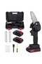 Cordless Chainsaw One Hand 6 Inch Small Chain Saw With 21V Rechargeable Battery Portable Cutting Tool For Tree Branch Trimming Wood Gardening Mini Electric Chainsaw Kit, Adjustable Speed