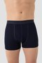 Delux Series Piece Textile Selection Men's Navy Blue Bamboo Boxer 3-Pack - 3