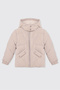 Baby Girl Inflatable Beige Coat
