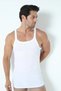 Special Series Anti-Sweat Undershirt Cotton Men's White Thin Strap Undershirt 3-Pack - 8
