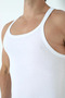 Special Series Anti-Sweat Undershirt Cotton Men's White Thin Strap Undershirt 3-Pack - 3