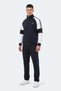 Fasal Men's Navy Blue Tracksuit Set