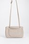 Women's Sapphire Mink Suede Flap Shoulder Bag with Lockable Adjustable Crossbody Strap and Back Pocket - 4