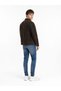 Men's Brown Shirt Collar Regular Fit Coat - 3